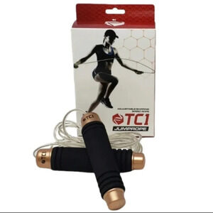 TC1 JUMPROPE with Weighted Jump Rope (Unisex)